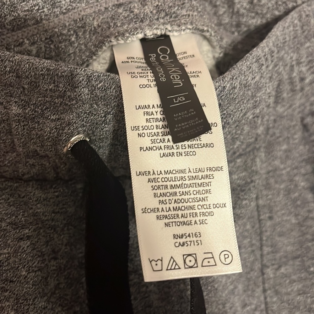 Heathered gray Calvin Klein joggers - Picture 5 of 10